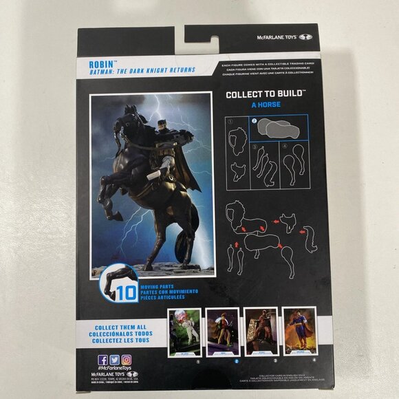 DC Multiverse Robin Dark Knight BAF Build A Horse 2021 McFarlane Toys NEW - Picture 6 of 8